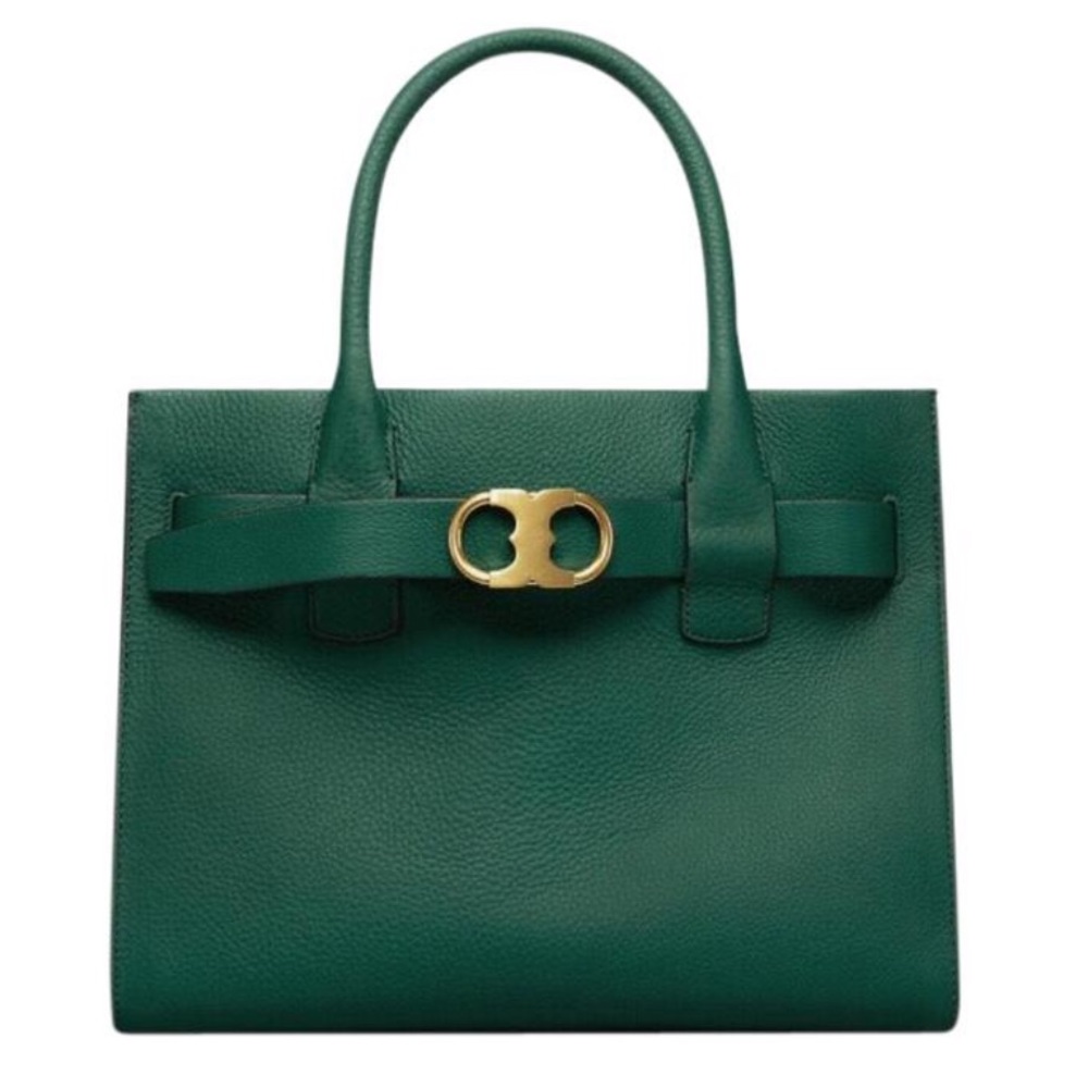 Tory Burch Gemini Link Tote in Malachite